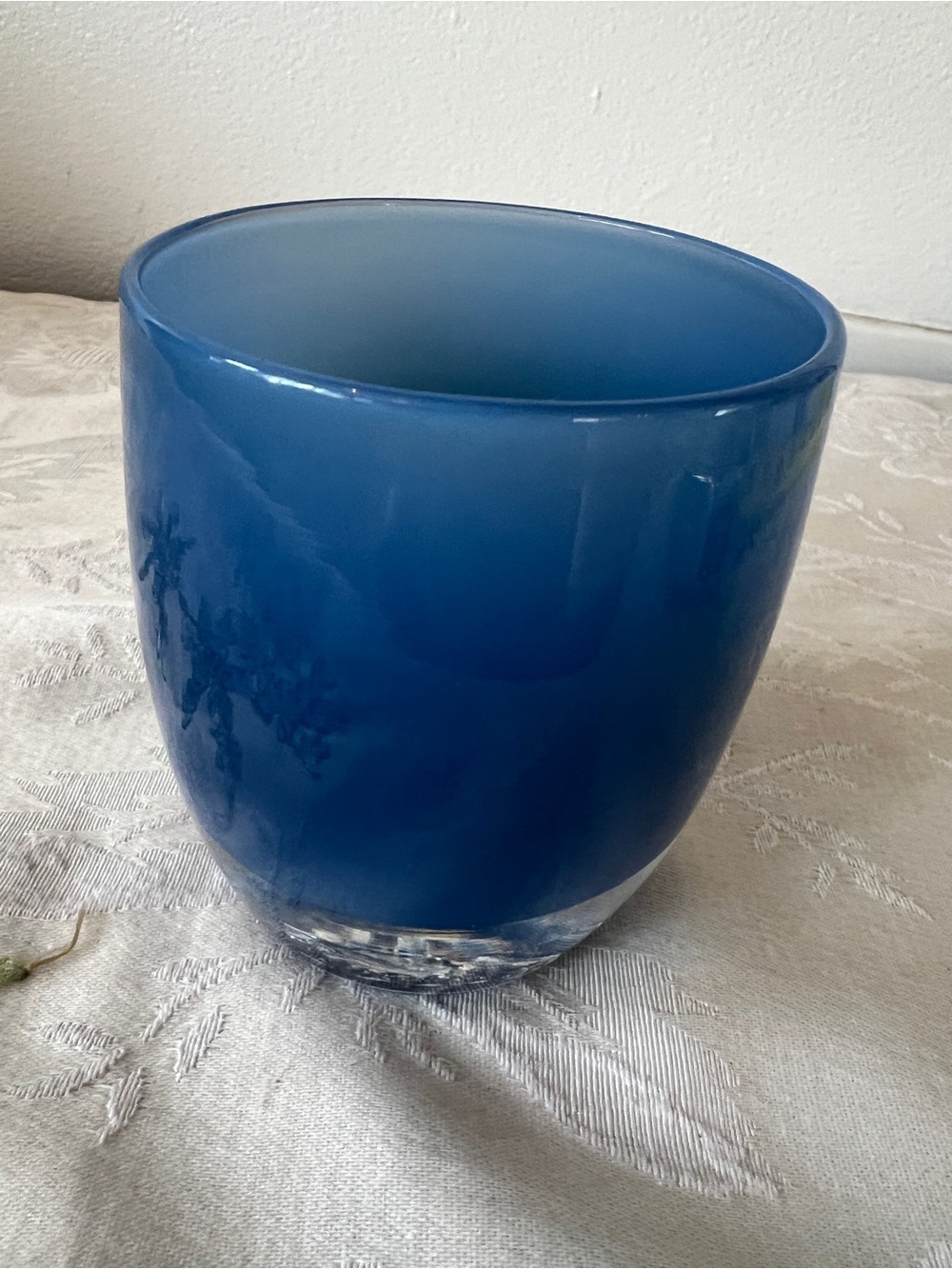 Glassybaby “ Forever Young” Votive Candle Holder PreTriskelion With Bottom Label - Picture 2 of 6